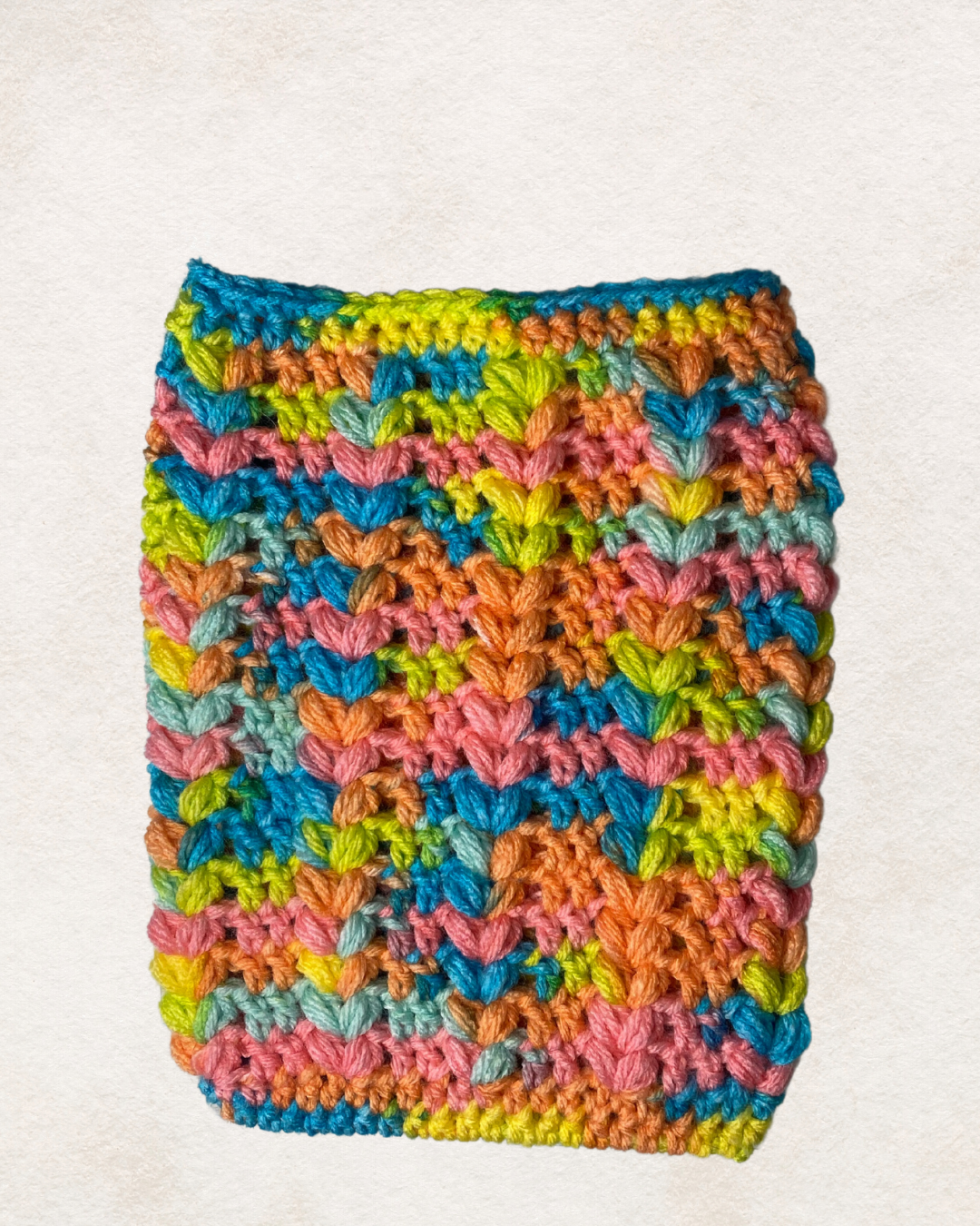 Sweethearts Book Sleeve - Bright Rainbow