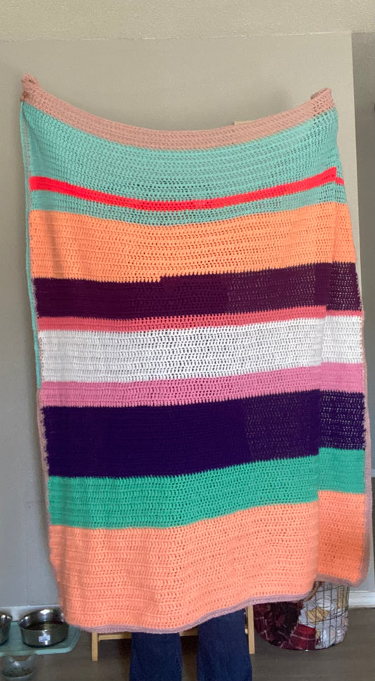 GREAT BIG COZY CROCHET BLANKET