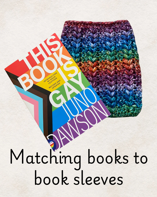 Sweethearts Book Sleeve - Rainbow